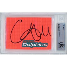 Cam Smith Auto Miami Dolphins Signed Pylon Cut Beckett Auth Autograph Slab - £75.54 GBP