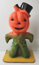 Vintage Gurley Suni Pumpkin Man Candle 5&quot; SKU H40 - £19.97 GBP