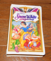 Snow White and the Seven Dwarfs (VHS 1524) Walt Disney&#39;s Masterpiece Coll. VNTG! - $9.89