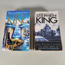 Stephen King Book Lot of 2 The Waste Lands and Dreamcatcher Paperbacks - £8.67 GBP
