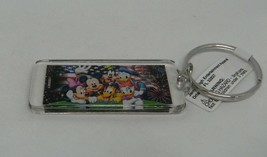 Disney Mickey Minnie Mouse Donald Daisy Duck Goofy Pluto Friends Flag Keychain - £10.98 GBP