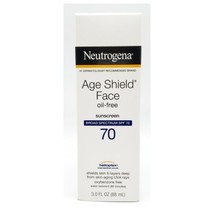 Neutrogena Age Shield Face Oil Free Sunscreen SPF 70 3 fl oz EXP 2024 - $15.00