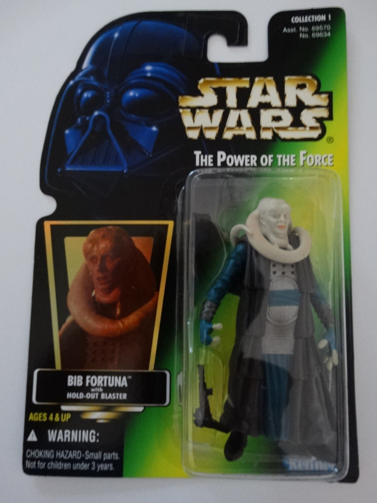 1996 Star Wars POTF Bib Fortuna with Hold Out Blaster Action Figure - $15.00