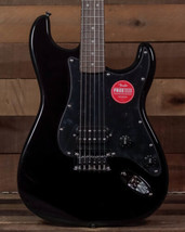 Squier Sonic Stratocaster HT H, Laurel FB, Black - $199.99