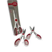 Betty Crocker Essentials Kitchen Scissors Stainless Steel Blades One New 2 Used - $9.51