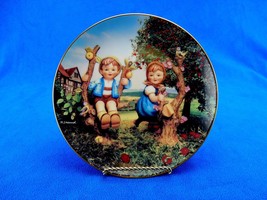 Hummel Plate &quot;Apple Tree Boy &amp; Girl&quot;, Danbury Mint, Little Companions 8&quot; Plate - £46.20 GBP