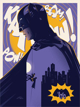Batman 1966 Kapow Pow Bam Robin Movie Film Poster Giclee Print Art 18x24 Mondo - £66.83 GBP