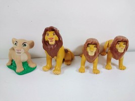 4 Disney The Lion King Assorted Toy Figures: Sitting Adult Simba, Young Nala - £4.75 GBP