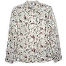 Croft &amp; Barrow Womens Shirt Size Small Long Sleeve Button Up Collared Mu... - $12.97