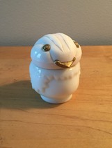 70s Avon Little Snowbird with golden eyes &amp; beak cream sachet bottle (Mo... - $12.00