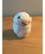 70s Avon Little Snowbird with golden eyes &amp; beak cream sachet bottle (Mo... - £9.37 GBP