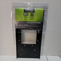 Gibraltar Black Galvanized Steel Mailbox MountingBoard Heavy Duty .8x6x1... - $9.95