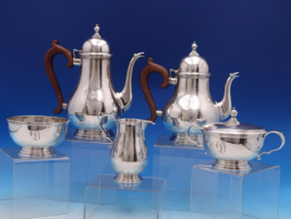 Queen Anne by Gorham Sterling Silver Tea Set 5pc #201-#205 (#8045) Beautiful! - £2,944.19 GBP
