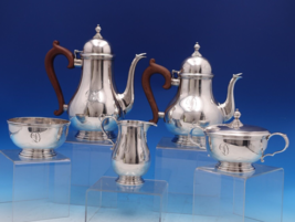 Queen Anne by Gorham Sterling Silver Tea Set 5pc #201-#205 (#8045) Beaut... - $3,757.05