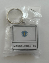 Massachusetts State Flag Key Chain 2 Sided Key Ring - £3.89 GBP