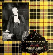A Christmas Carol Vinyl Signed By Narrator Professor Wooster College OOAK VRAD13 - £157.68 GBP