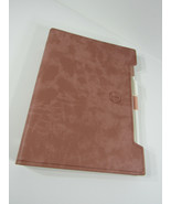 Cagie Leather 6 Ring Binder Notebook Pen Diary Spiral Writing Journal  - £14.01 GBP