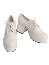 Mens Pimp Platform White Shoes (12/13) - £110.05 GBP