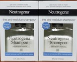 Neutrogena Anti Residue Shampoo 6 Fl Oz x 2 Bottles Clarifying Deep Clea... - £79.94 GBP