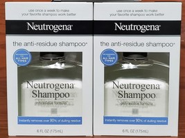 Neutrogena Anti Residue Shampoo 6 Fl Oz x 2 Bottles Clarifying Deep Cleansing - £79.74 GBP