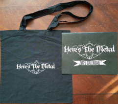 Here&#39;s the Metal Promo Tote bag &amp; collectible 2015 Calendar, New - $34.95