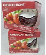 2X American Home by Yankee Candle Fresh Apple Fragrance Beads 2.6 Ounce ... - $12.95