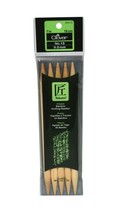 Clover Takumi Bamboo 7 Inch Double Point Knitting Needle Size 13 - £15.76 GBP