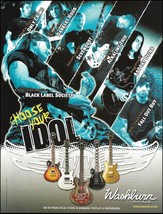 Washburn Idol Series guitar ad w/ Fall Out Boy Black Label Society Darkest Hour - £3.37 GBP