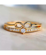 1Ct Round Cut Lab Created Diamond 14K Yellow Gold Plated Women&#39;s Engagem... - $2,822.32 MXN