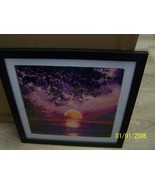 Handcrafted Diamond Art Painting of Sun Raise with the water in front 12... - £39.91 GBP