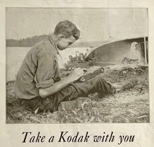 1923 Kodak Brownie Camera Advertisement Film Ephemera 14 x 8&quot; Hornets - $387.92 MXN