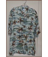 Men&#39;s PIERRE CARDIN Hawaiian Palm Tree Print Short Sleeve Casual Shirt  ... - $16.34 CAD