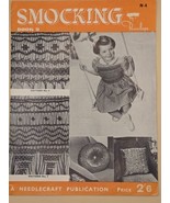 NEEDLECRAFT-Smocking by Penelope-Book 2-Stitches-Patterns-VTG - £13.32 GBP