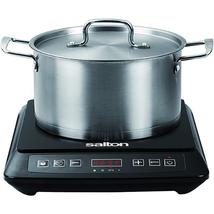 Salton ID1948 - Portable Induction Cooktop with 8 Temperature Settings, Black - £68.72 GBP