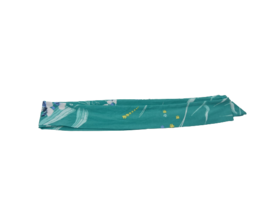 Narrow Aqua Green Floral Sash Belt, 66x2 - £8.93 GBP