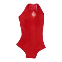 Vtg 1997 Retro Candy by Mikelman Red One PIece Swimsuit Candy Contour Fa... - $89.28 MXN