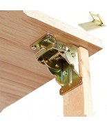 Iron Folding Hinge Table Leg Brackets Foldable Extension Self Locking Hi... - £13.76 GBP