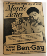 1954 Ben Gay Vintage Print Ad Muscle Aches pa27 - $12.86