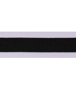 10 yard Piece - 1&quot; wide Polypropylene Webbing Strapping  - Black M420.05 - $6.77