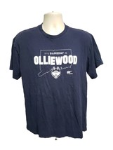 UCONN University of Connecticut Its Gameday in Olliewood Adult Large Blue TShirt - £11.76 GBP