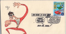 ZAYIX 2006 US 4084 FDC DC Comics Superheroes Plastic Man 2 Hand Painted SMB - $12.99