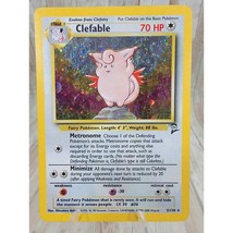 Clefable - 5/130 - Pokémon Base Set 2 Holo Rare Card WOTC NM-LP - $17.70