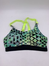 Victoria Secret Sports Bra Lightweight Wireless 34C Blue Green Mesh  - $9.50