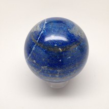 690 Grams 100% Natural Lapis Lazuli Crystal Sphere Handmade @Afghanistan LE74 - £65.21 GBP