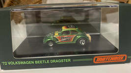 2022 Matchbox Mattel Creations &#39;72 Volkswagen VW Beetle Dragster Green - $50.00