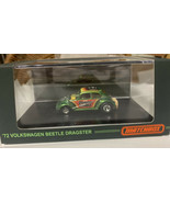 2022 Matchbox Mattel Creations &#39;72 Volkswagen VW Beetle Dragster Green - £38.54 GBP