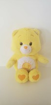 Hasbro 12&quot; Care Bears yellow  Funshine Bear plush  w sun on stomach 2012 - £11.16 GBP