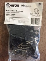 Fiberon HomeSelect Black Natural Stair Brackets # 16904 NEW Qty 4 - $14.62