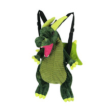 Magical Furry Plush Green Dragon Mini Backpack - £28.83 GBP