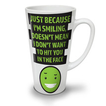 Smile Hit Offensive NEW White Tea Coffee Latte Mug 12 17 oz | Wellcoda - £16.72 GBP+